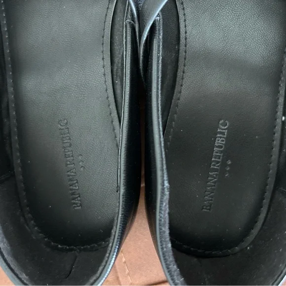 Banana Republic, Black Mary Jane Ballet Flat Women’s Size 7 Vegan Leather - Picture 4 of 6